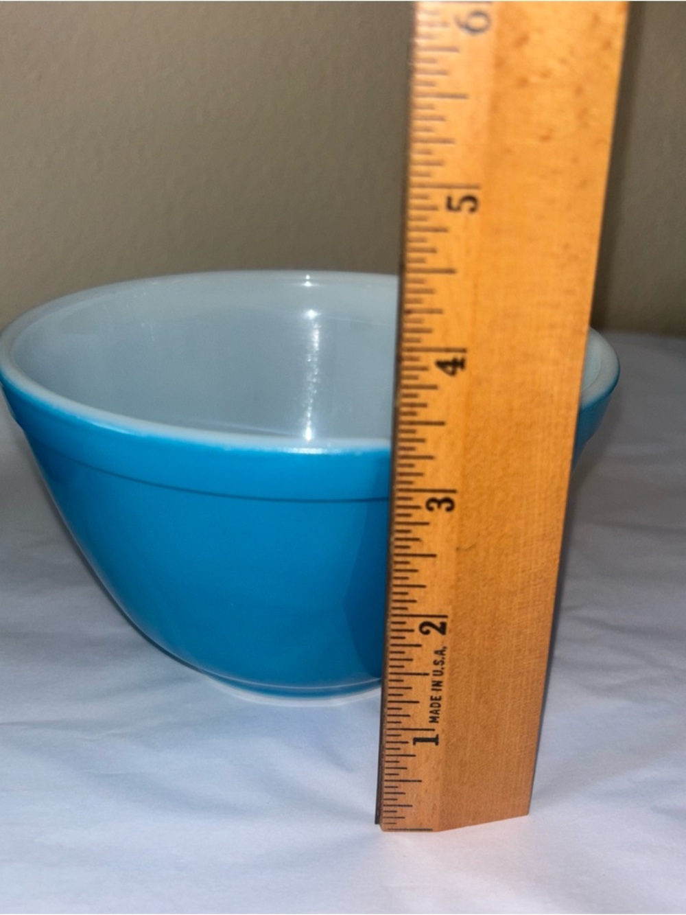 2 Vintage Pyrex Primary Color Americana? Turquoise Blue 401 402 - Picture 14 of 14